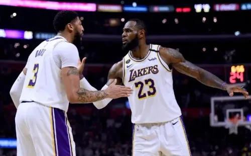 Anthony Davis y LeBron James