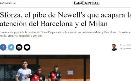 La información de 'La Capital'.