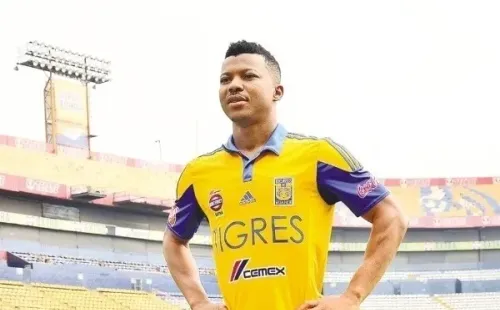 Uche, en su presentación como jugador de Tigres