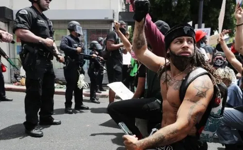 Protestas en Estados Unidos contra el racismo (Foto: Getty)