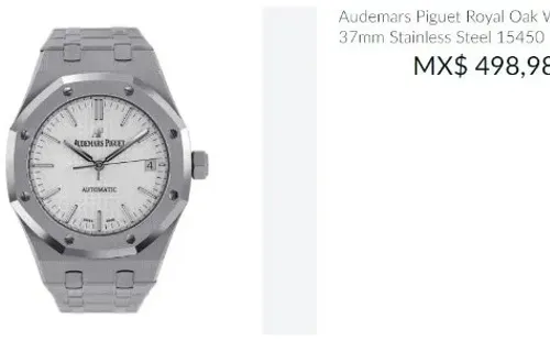 Uno de los relojes pertenecientes a la edición que poseía Salcedo (Foto: Captura)