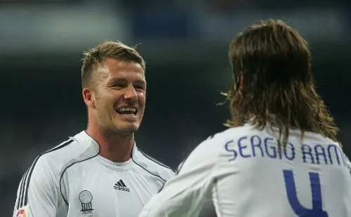 David Beckham y Sergio Ramos