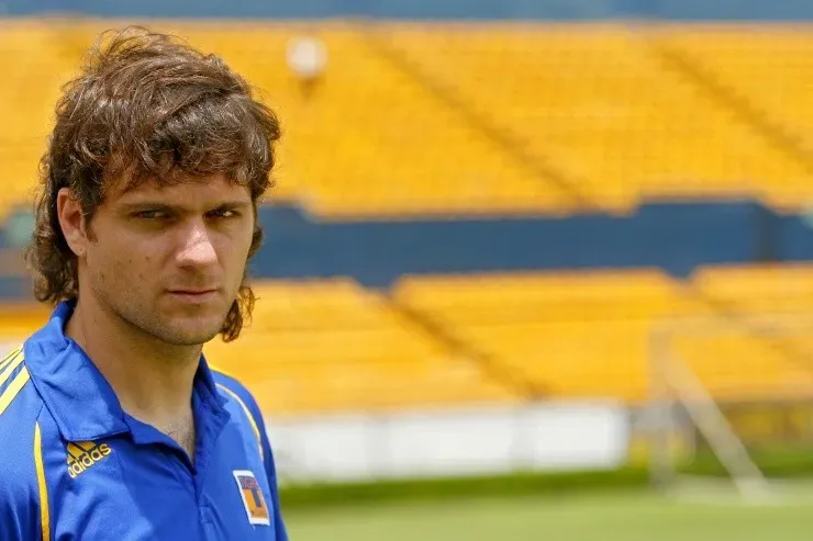 Una de las primeras fotos de Marino en El Volcán.