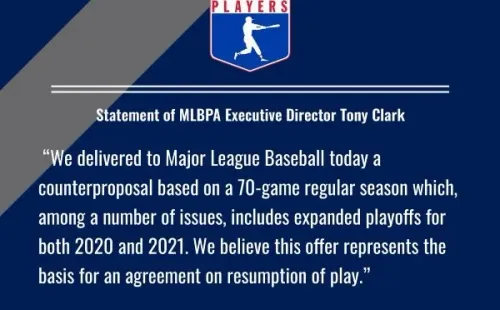Comunicado de la Asociación de Jugadores (@MLB_PLAYERS)