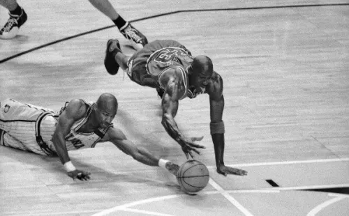 Michael Jordan en las semifinales de la Conferencia Este de 1999