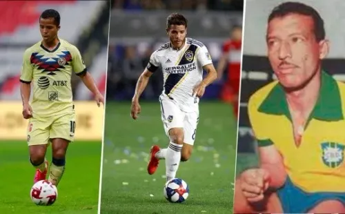Giovani Dos Santos, Jonathan Dos Santos y su padre Zizinho (Jam Media)