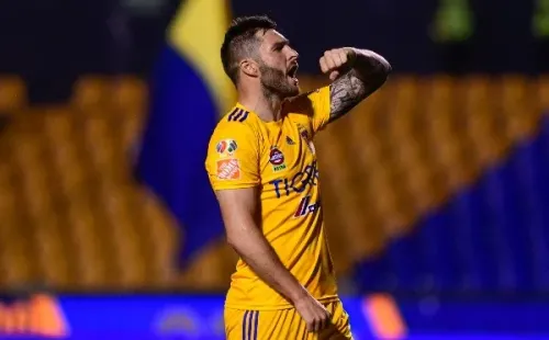 Gignac festeja su última anotación en el Clausura 2020 (Getty Images).