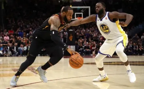 LeBron James y Draymond Green
