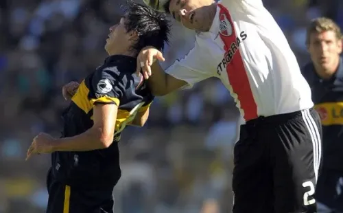 Alexis Ferrero en un partido ante Boca. (Foto: Getty)