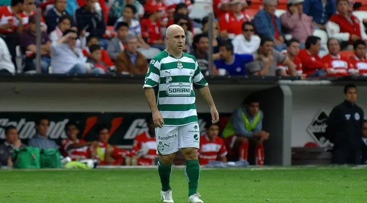 El Pony, en sus últimos años como jugador de Santos (Getty Images).