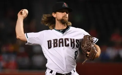 Mike Leake, pitcher de los Diamondbacks