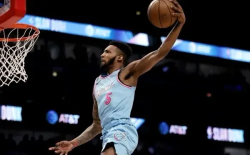 Derrick Jones Jr., afectado con el COVID-19 (Getty)