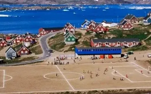 Fútbol en Groenlandia (Twitter)