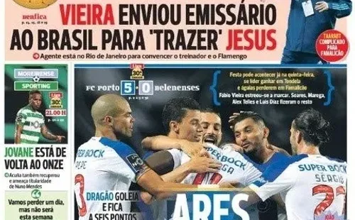 Así lo grafican los medios portugueses.