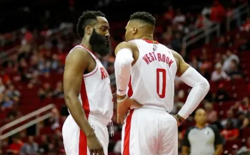 James Harden y Russell Westbrook