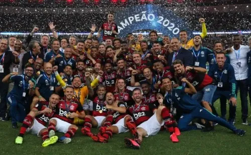 Flamengo, campeón de la última Libertadores y Recopa. (Getty)