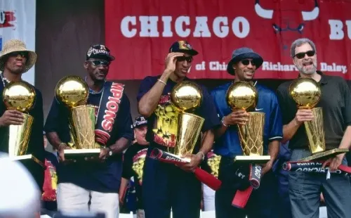 Los titulos de Michael Jordan en los Bulls