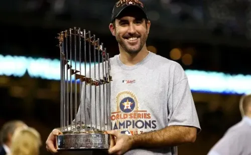 Verlander ganó la Serie Mundial del 2017 (Getty)