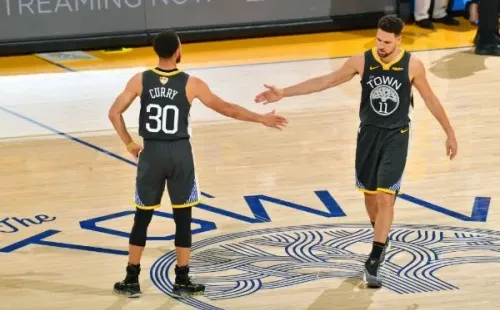 Stephen Curry y Klay Thompson