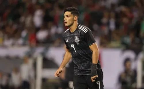 Raúl Jiménez, el 9 titular de Gerardo Martino (Getty Images)