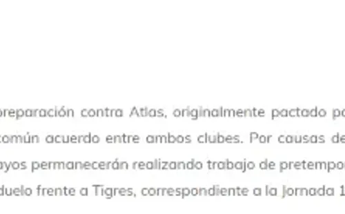 Comunicado de Necaxa. (Captura)