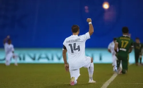 Chicharito jugó 90′ en el torneo MLS is Back (@LAGalaxy)