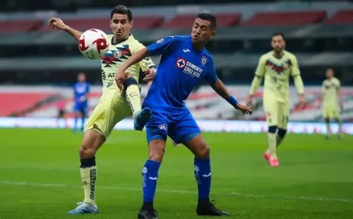 El último encuentro de Liga MX fue entre América y Cruz Azul (Getty Images)