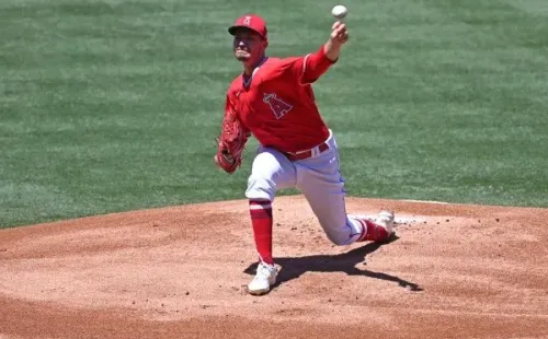 Andrew Heaney – Anaheim Angels (Getty Images)