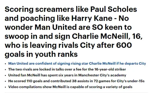 La noticia de Daily Mail