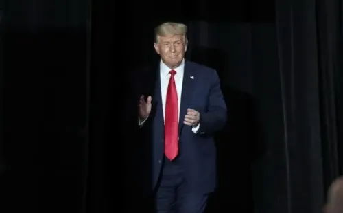 Trump en contra de la NBA por su protesta (Getty)