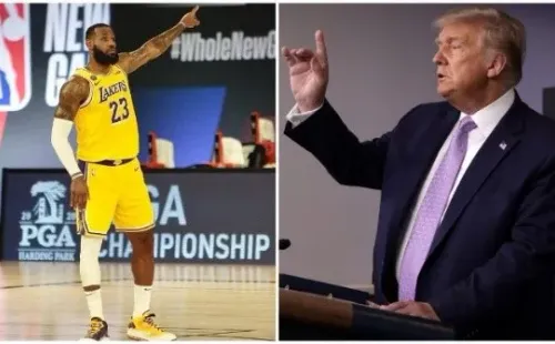 LeBron James y Donald Trump