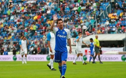 Lionel Messi ha jugado solo dos veces en México; una fue en el Estadio Azul. (JamMedia)