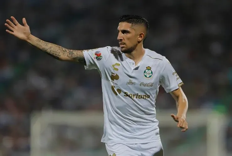 Diego Valdés en Santos Laguna.