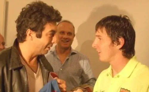 De un ídolo a otro, respeto y cariño mutuo (Getty Images)