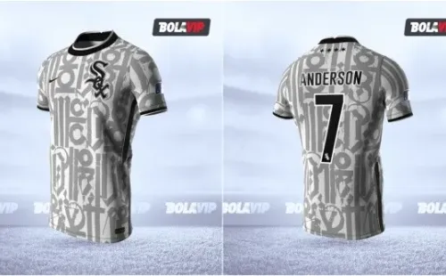 Jersey Chicago White Sox modo fútbol