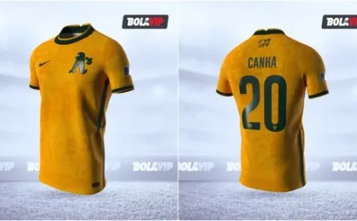 Jersey Oakland Athletics modo fútbol