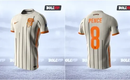 Jersey San Francisco Giants modo fútbol