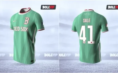 Jersey Boston Red Sox modo fútbol