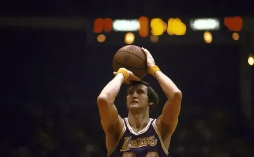 7. Jerry West: nueve Finales y un campeonato (Getty Images)