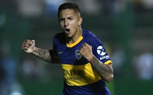 Agustín Almendra con la camiseta de Boca. (Foto: Getty)