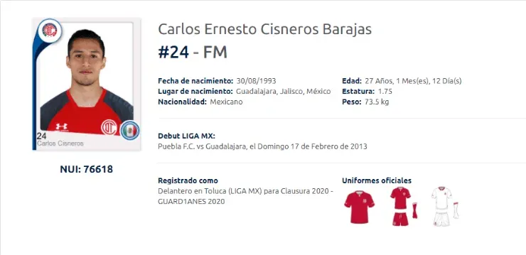 Contrato Carlos Cisneros TOluca