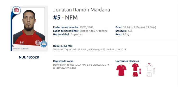 Contrato Jonatan Maidana Toluca