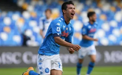 Hirving Lozano, con presente fantástico en Napoli