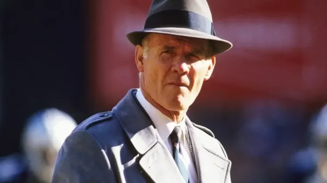 Tom Landry es considerado uno de los mejores entrenadores de la NFL (Getty Images)