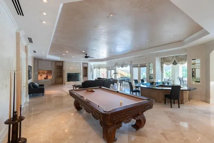 Sala de billar (Foto: realtor.com)