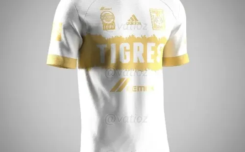 La playera que predicen para Tigres UANL en el 2021. Foto: @Vatioz