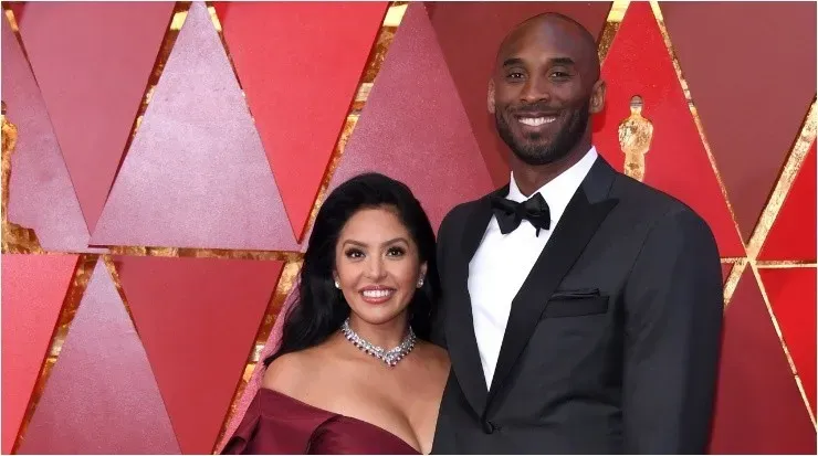 Kobe junto a su esposa (Foto: Getty)