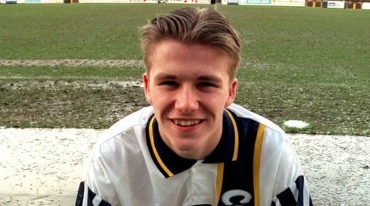 Un juvenil Beckham fue cedido a préstamo al Preston North End (Getty Images)