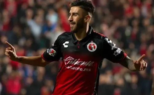 Juan Martin Lucero, actual delantero de Estudiantes de la Plata. Foto: Imago 7