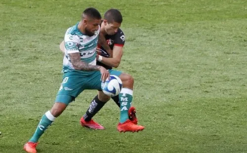 Ignacio Jeraldino, delantero de Santos Laguna. Foto: Imago 7